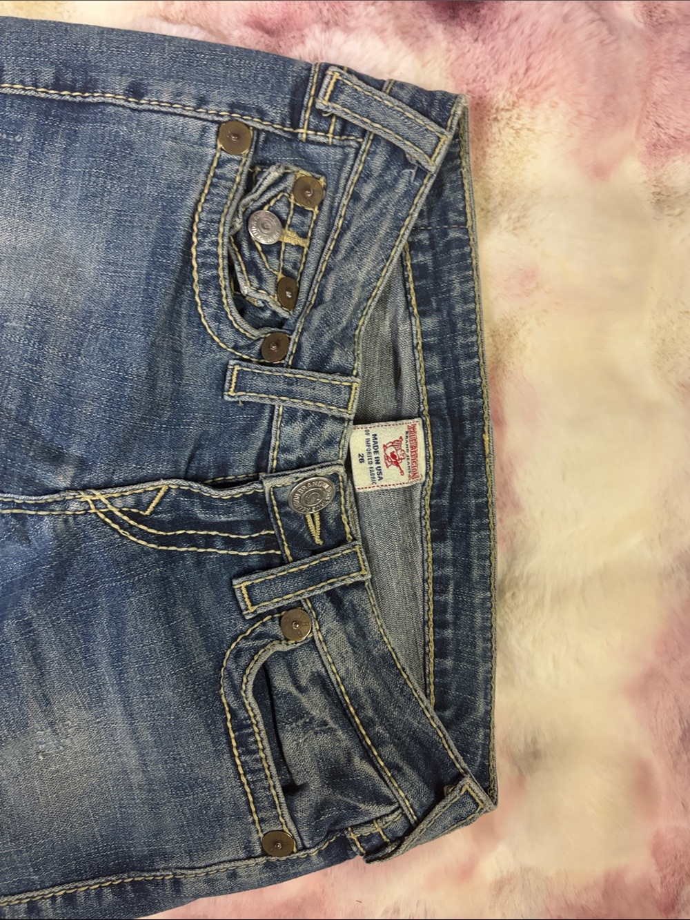 Women’s True Religion Bootcut Jeans with Embroidered Back Pockets size 26 - Picture 4 of 6